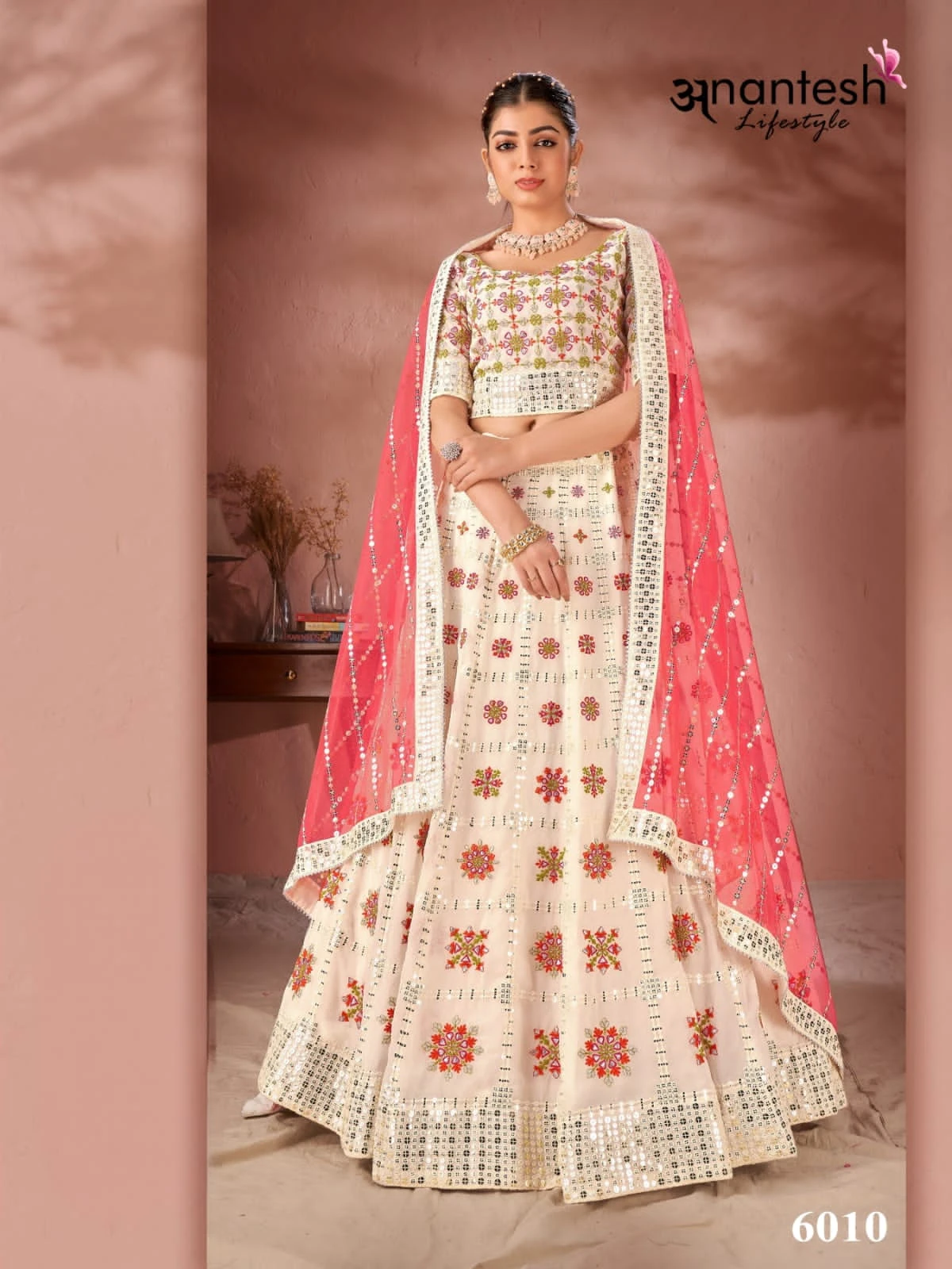 Anantesh Maharani Vol 2 Premium Net / Georgette Wholesale Lehenga Catalog — Wholesale Lehenga, MPA wholesale from Surat - Gallery Image 4